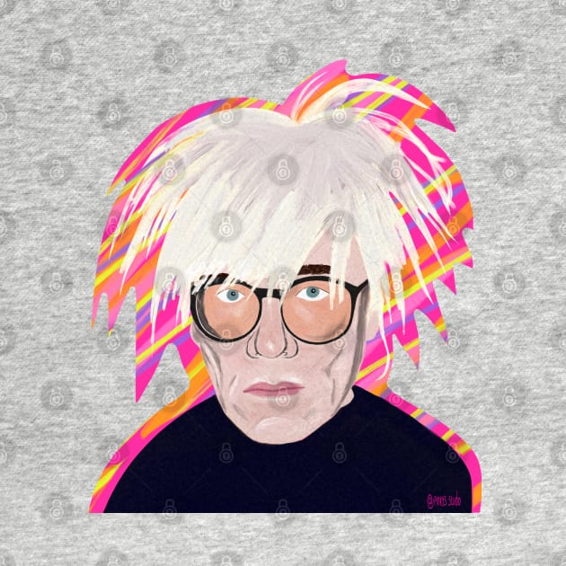 Andy Warhol portrait by Pinky's Studio 